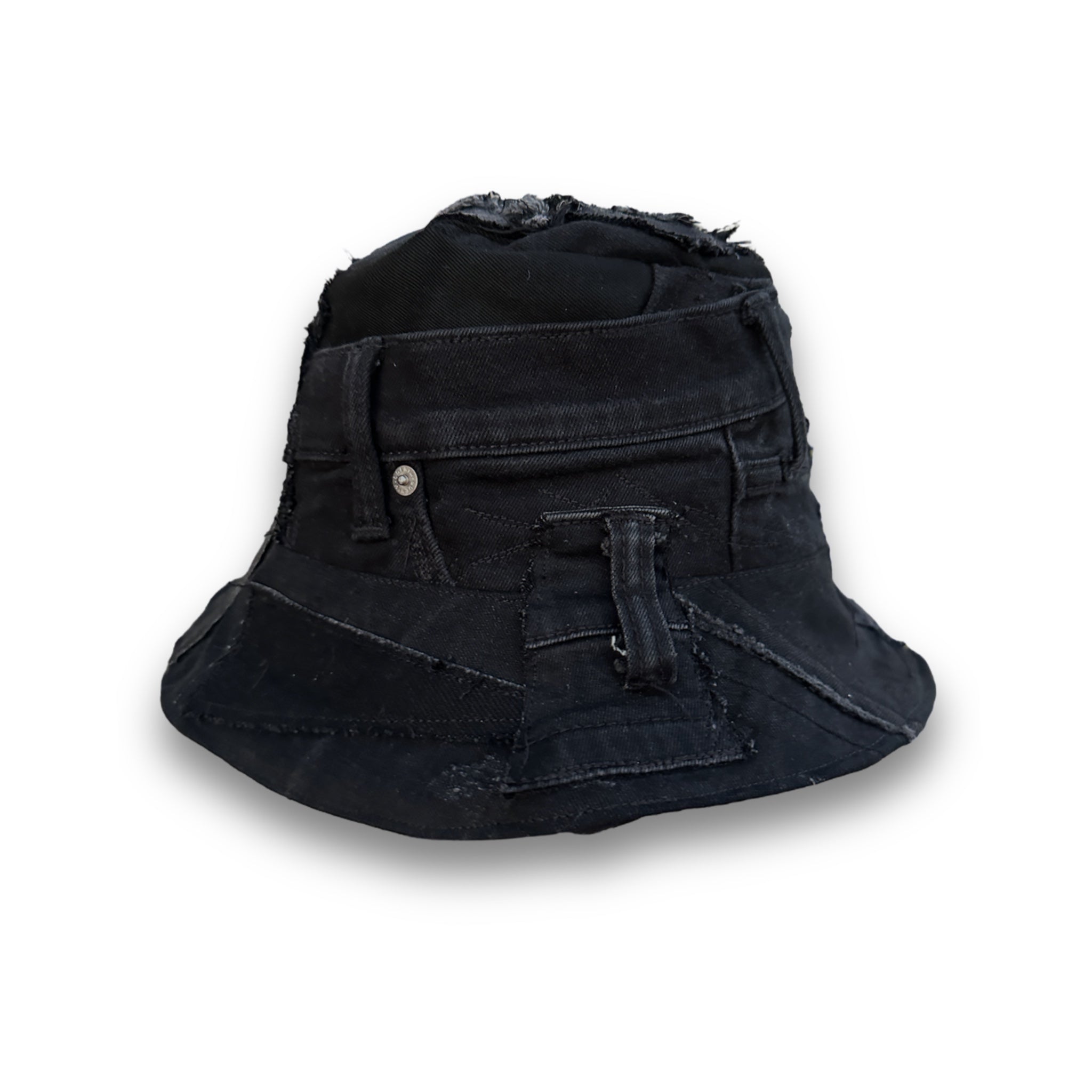 1 of 1 “ONYX” DENIM BUCKET HAT